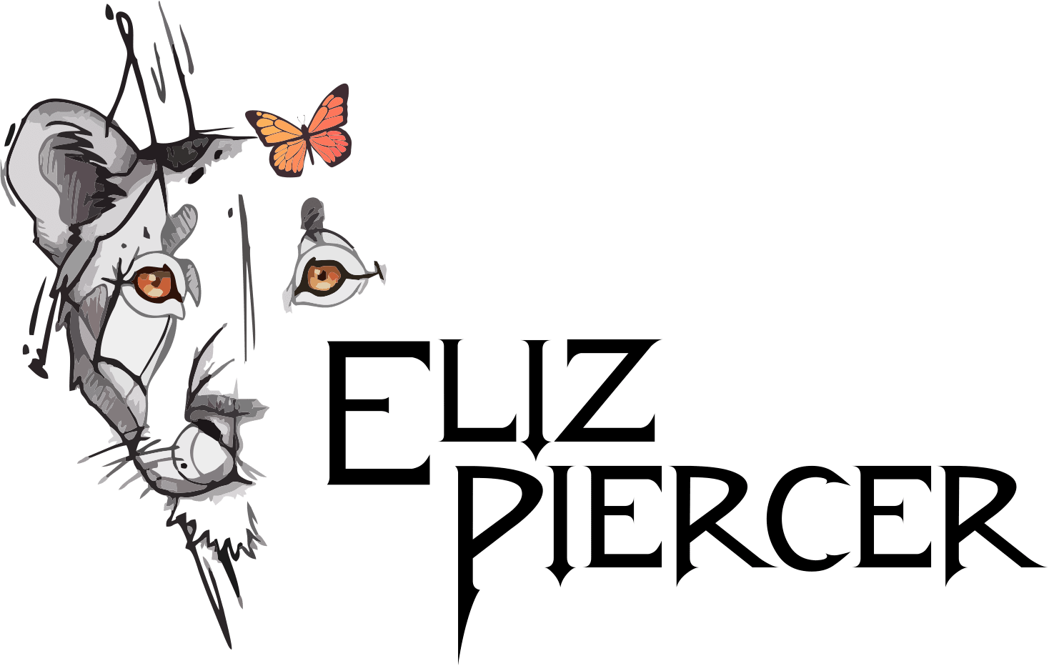 eliz piercer logo colorido